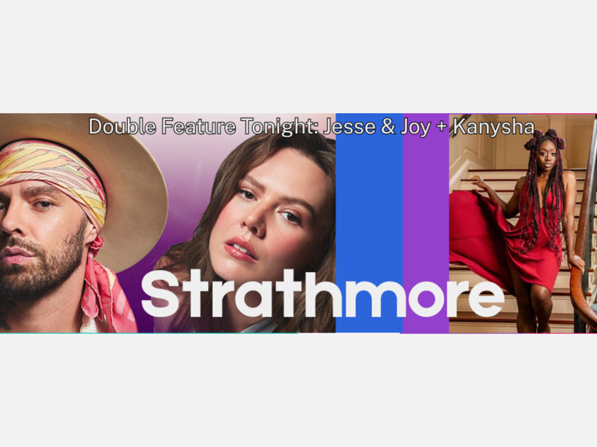 Double Feature Tonight: Jesse & Joy and Kanysha at Strathmore