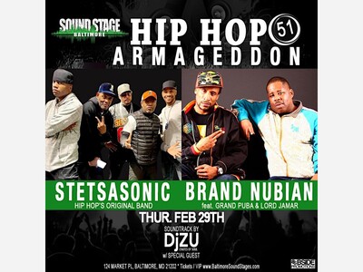 What to do in The DMV: Brand Nubian and Stetsasonic Live at Baltimore Soundstage this Thursday!