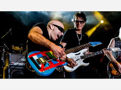Joe Satriani & Steve Vai Set to Rock Warner Theatre on April 11, 2024