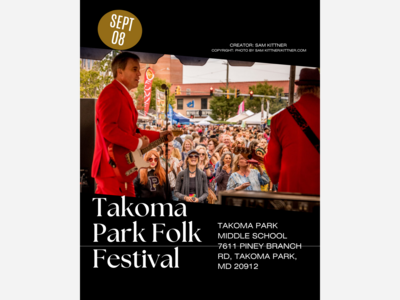 Takoma Park Folk Festival 2024: A Day to Celebrate Music, Arts, and Community!
