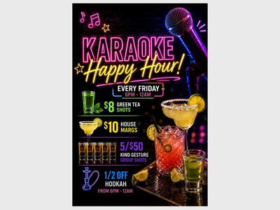 Karaoke Happy Hour