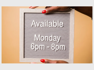 Reserved for Pop-up Library Programs