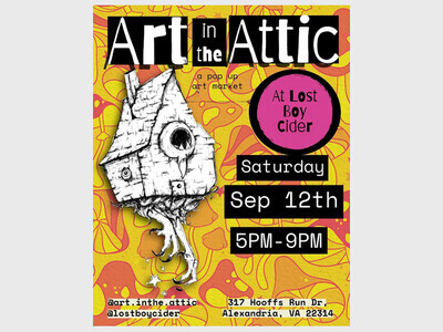 Art in the Attic - September 12th Pop Up Market