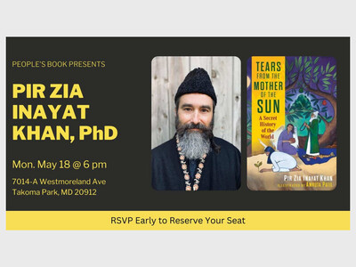 Book reading by Pir Zia of his new book, Tears from the Mother of the Sun