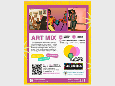 Creative Wheaton’s Art Mix open mic!