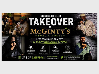 DC Comedy Club Takeover – Live at McGinty’s Public House | Stand Up Comedy