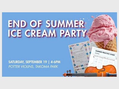 End of Summer Ice Cream Party & Suzuki Play-In