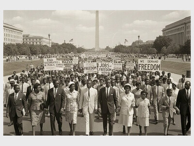 Echoes of a Dream: Walking the March at Night