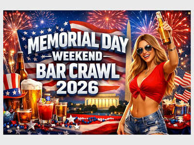 Washington DC Memorial Day Weekend Bar Crawl 2026